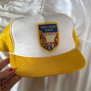 Vintage Hoover Dam souvenir trucker hat